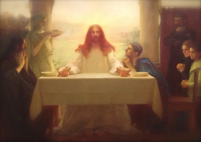 Painting of Christ's last supper